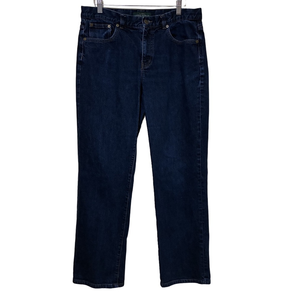 LRL Lauren Jeans Co Modern Slim Jeans Women’s 12 Blue Dark Wash Denim